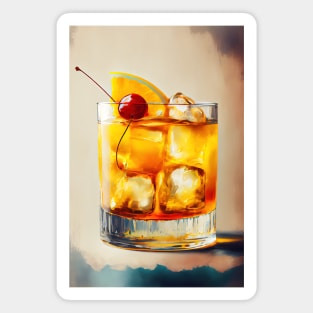 Whiskey Sour Cocktail Magnet